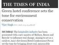 The Times of India, June 8th, 2013