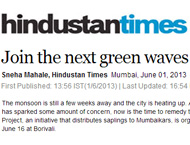 Hindustan Times, June 1st, 2013
