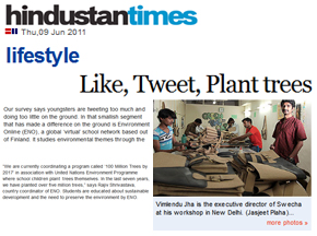 Hindustan Times, June 9th, 2011