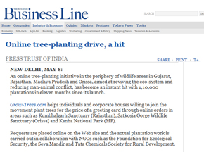 Business Line, May 8th, 2011