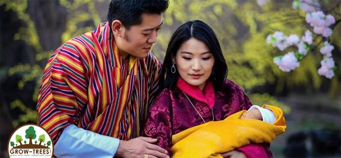 Bhutan celebrates newborn Prince by planting 108,000 Trees