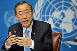 UN Secretary General Ban Ki-moon